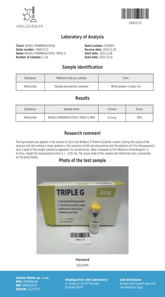 Retatrutide 6 mg HPLC_1